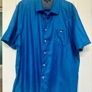 Ted Baker Blue Casual Button Down Shirt
